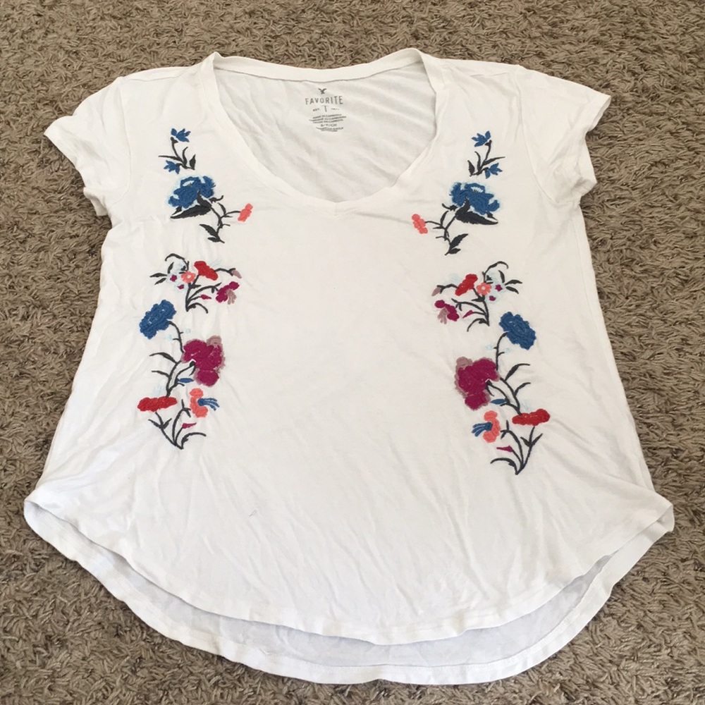 Short Sleeve American Eagle Top